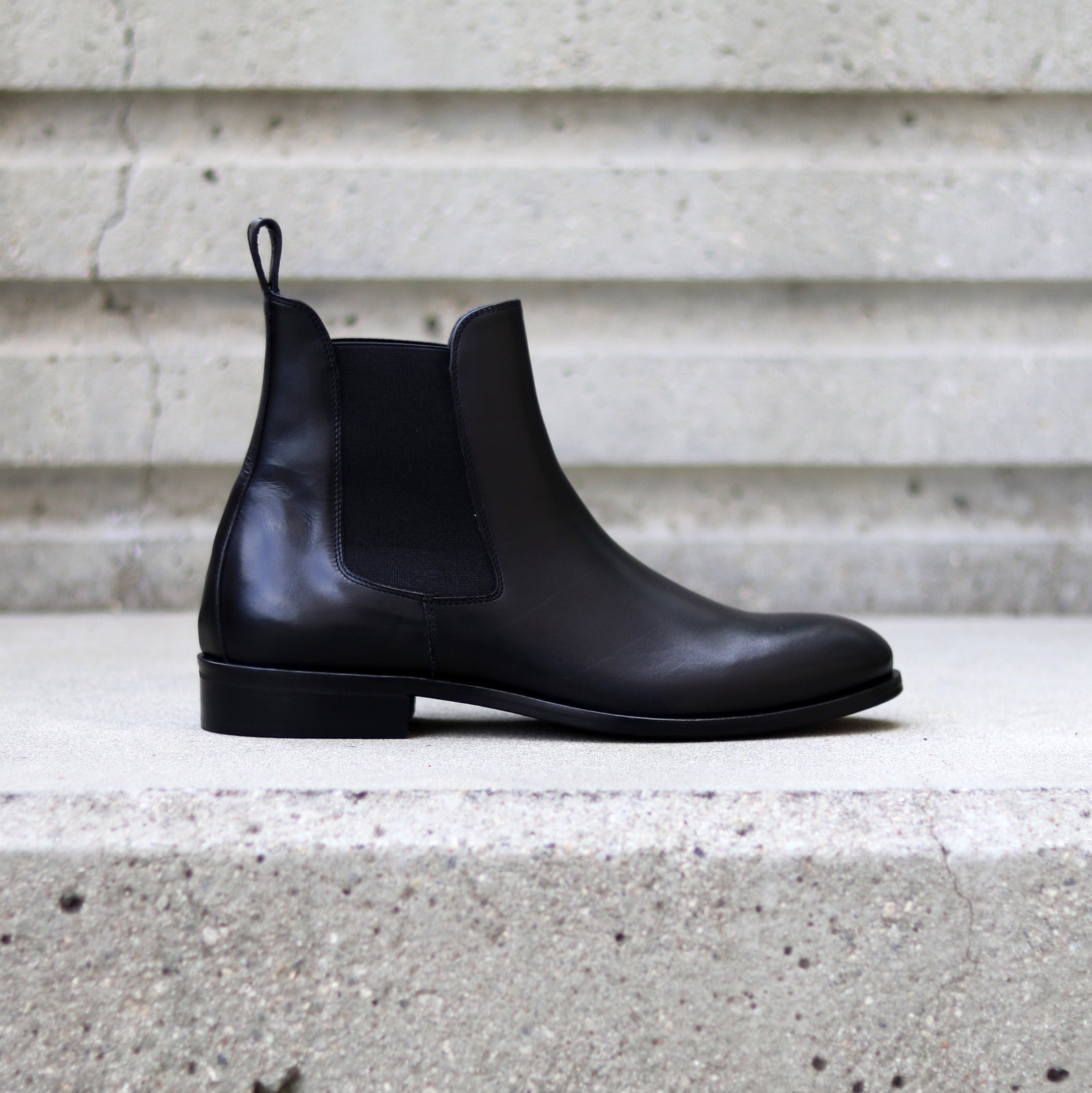 靴 orsoo rill CHELSEA BOOT | BLACK – Orso